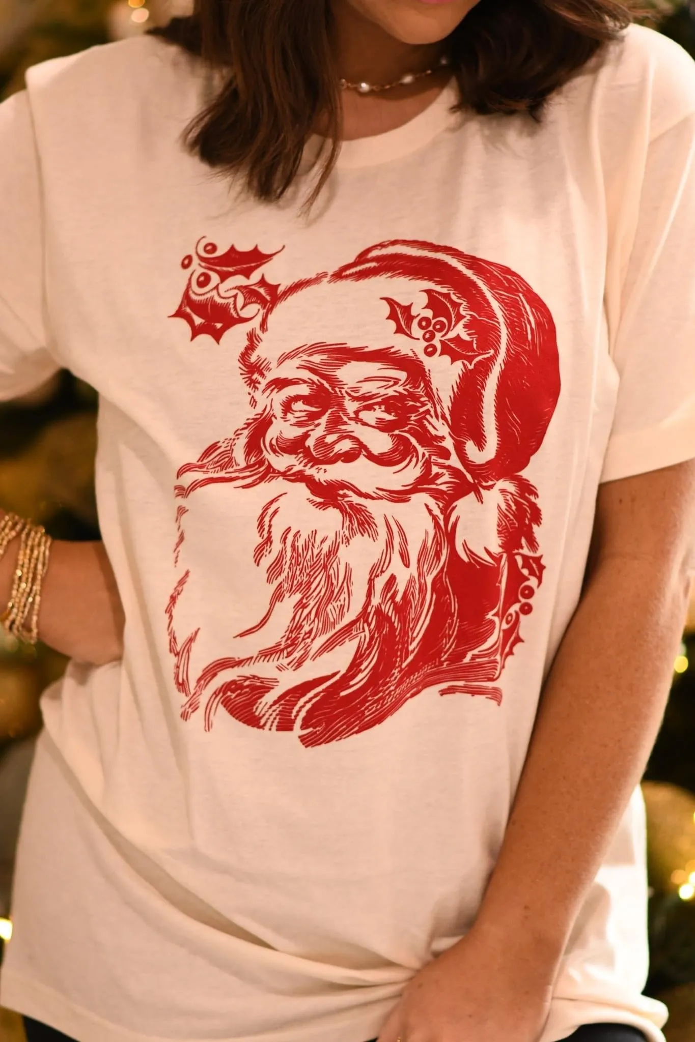 Vintage Santa Graphic Tee