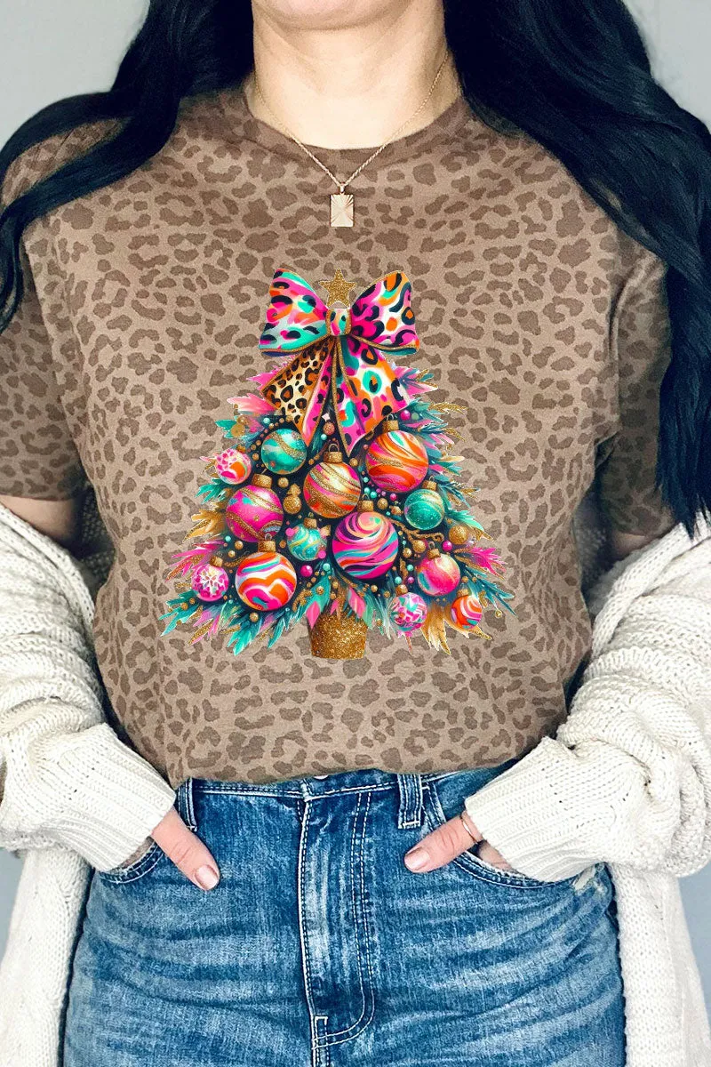 Vivid Christmas Tree Fine Jersey Tee