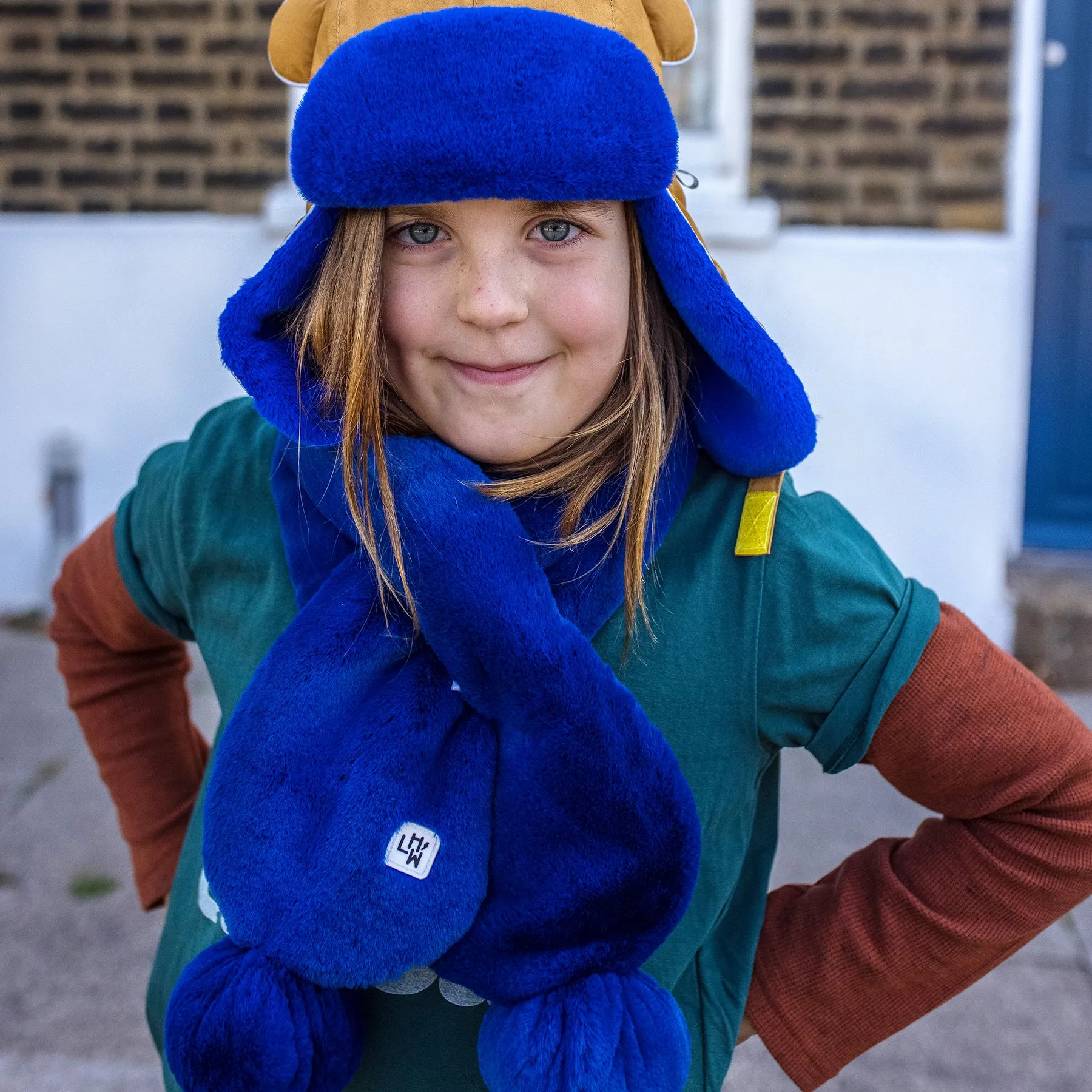 Voyager Kids Scarf: Blue