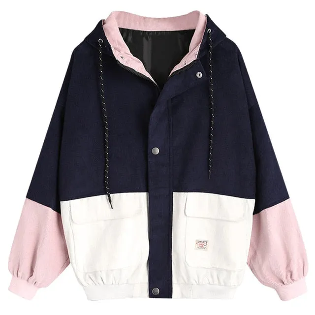 Warm Drawstring Coat
