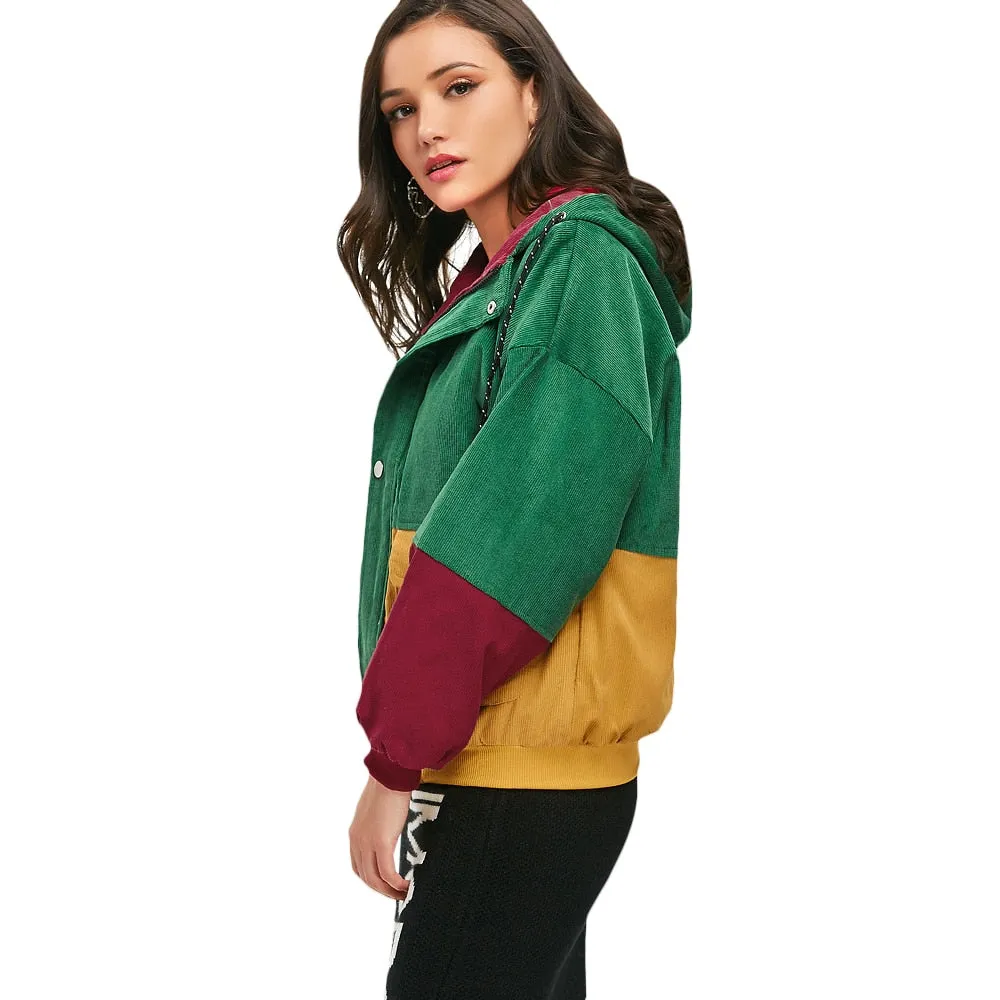 Warm Drawstring Coat