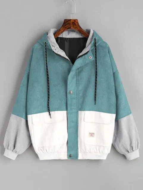 Warm Drawstring Coat