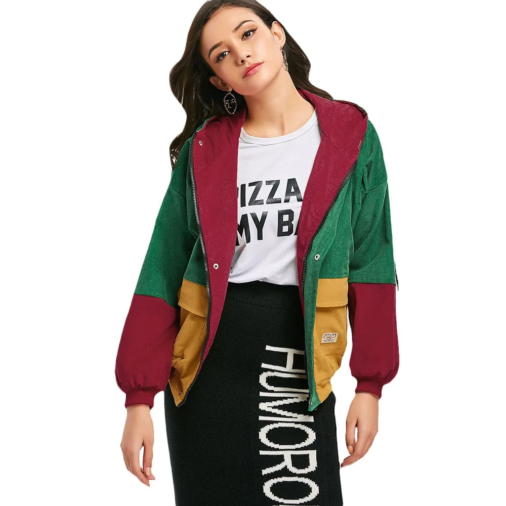 Warm Drawstring Coat