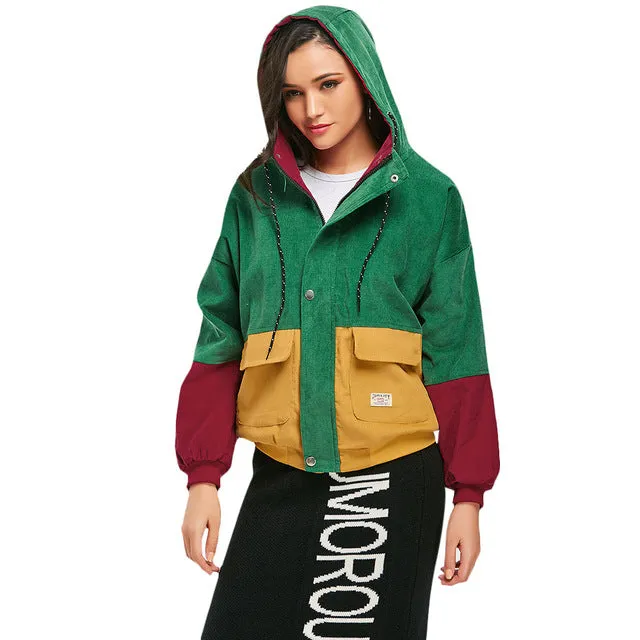 Warm Drawstring Coat