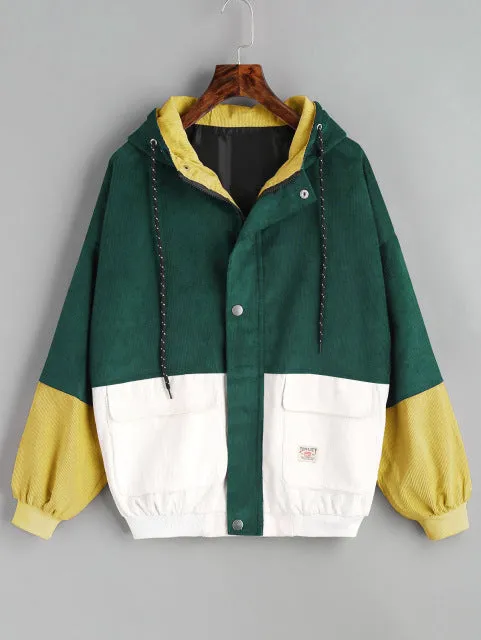 Warm Drawstring Coat