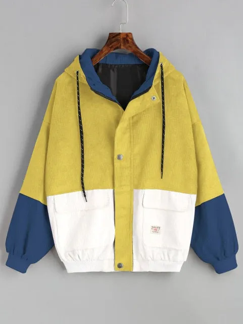 Warm Drawstring Coat