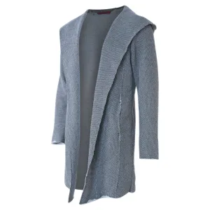 Watson Gray Open Front Hooded Jacket