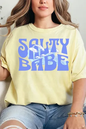 Wavy Salty Babe Comfort Colors Adult Ring-Spun Cotton Tee