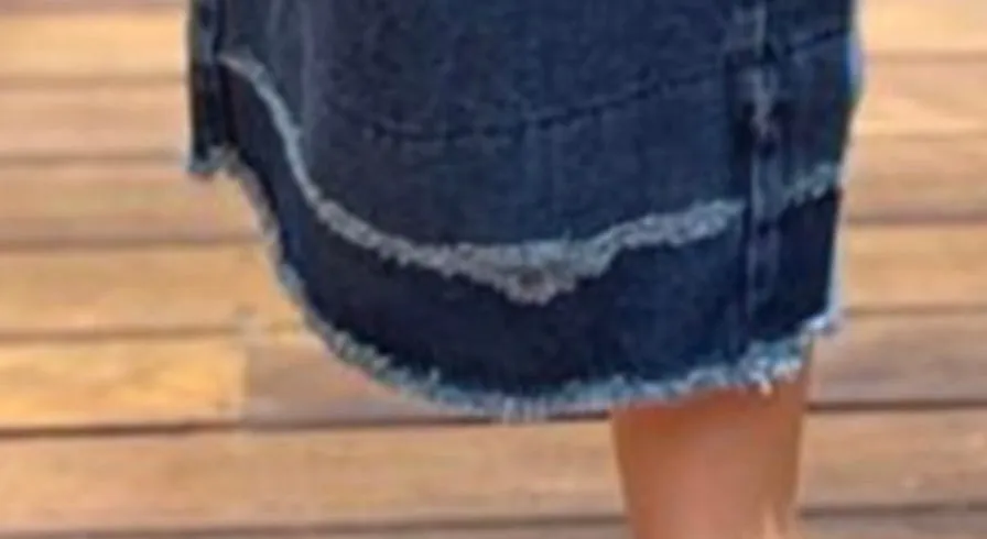 Wide Leg Capri Jeans