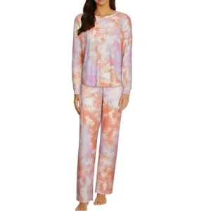 WILDFOX SLEEP Womens M Dreamland Tie Dye Sleep Set in Rainbow Cloud NEW