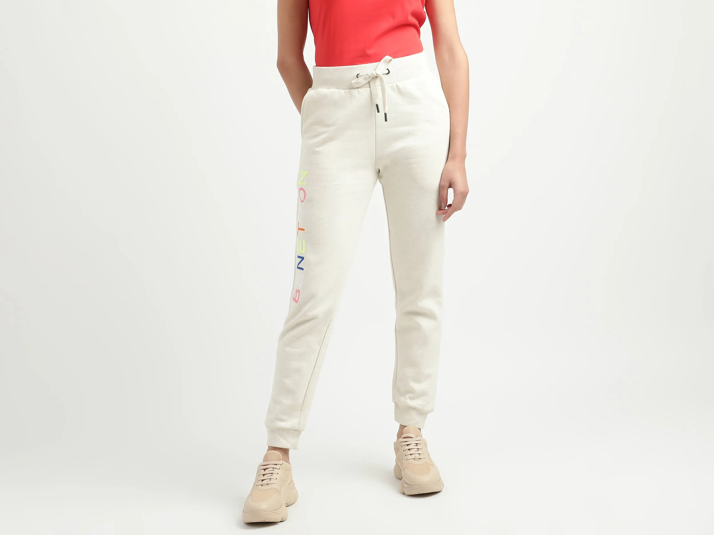 Women Embroidered Regular Fit Joggers