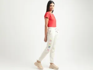 Women Embroidered Regular Fit Joggers