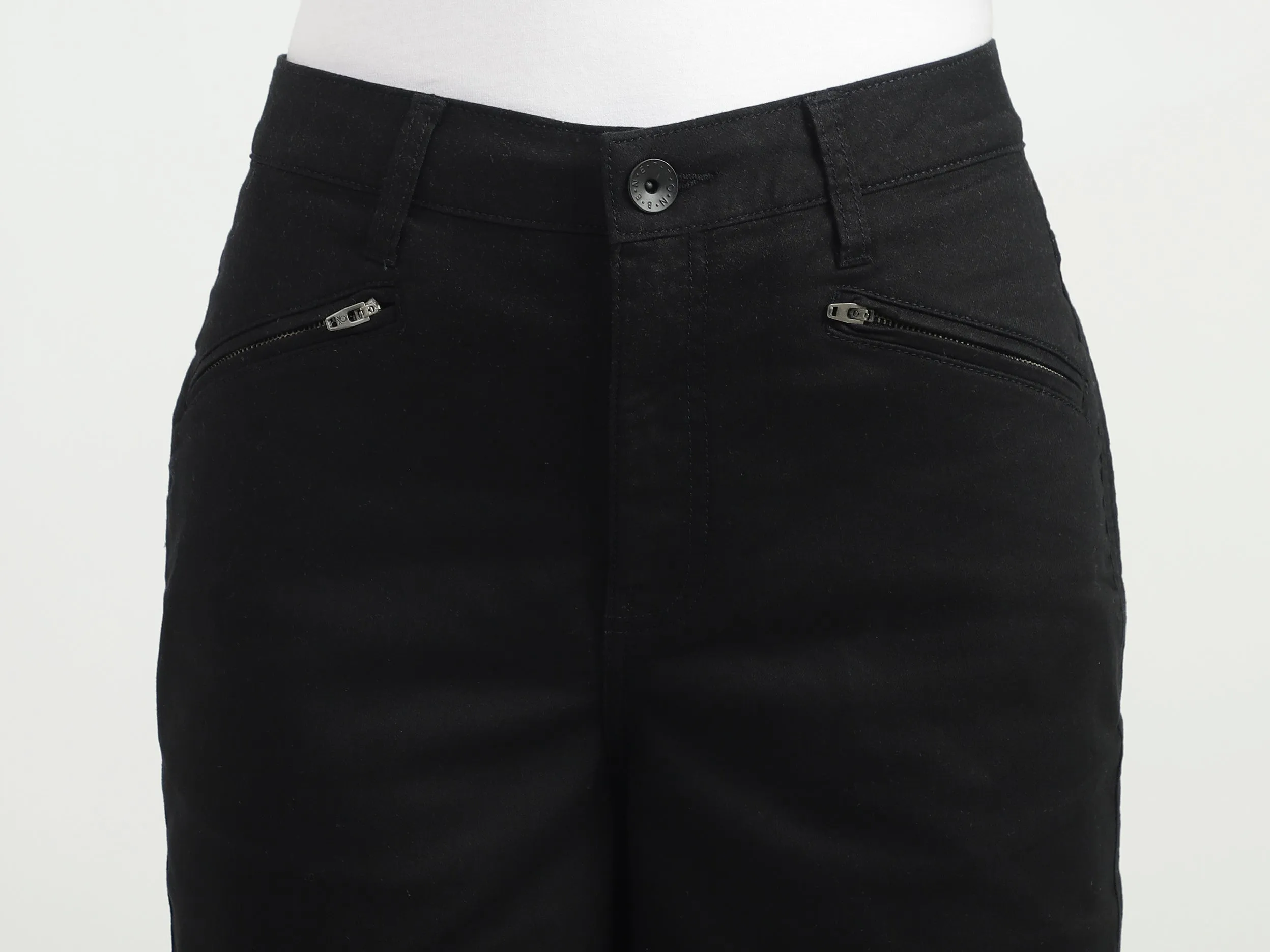 Women Solid Wide Leg Jeans