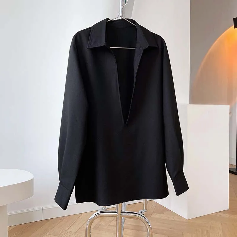 Women's Elegant Blouse Deep V-neck