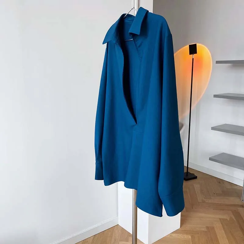 Women's Elegant Blouse Deep V-neck