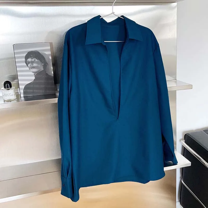 Women's Elegant Blouse Deep V-neck
