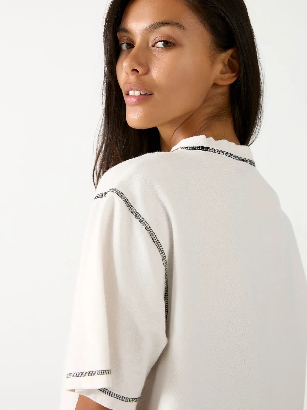 Womens Heritage SS Tee | Ecru