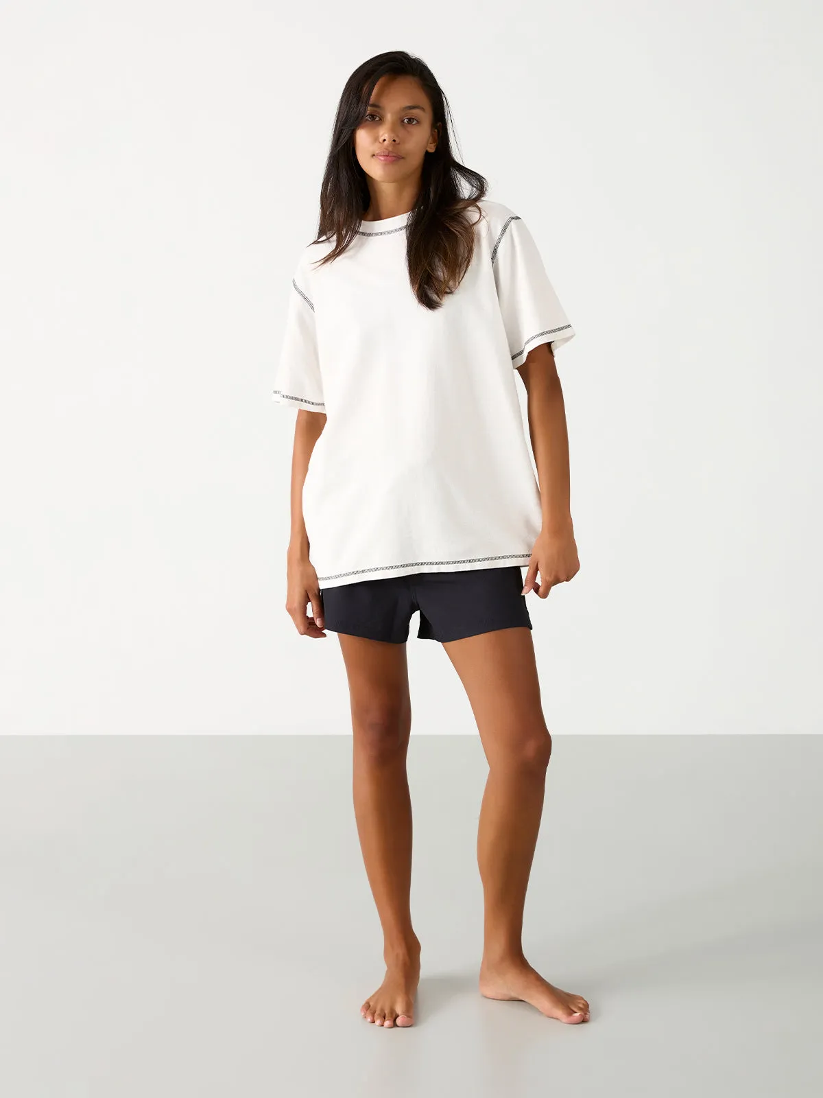 Womens Heritage SS Tee | Ecru