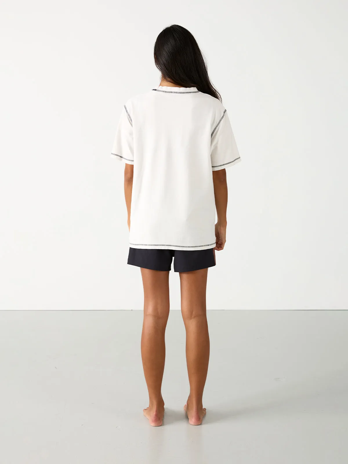 Womens Heritage SS Tee | Ecru