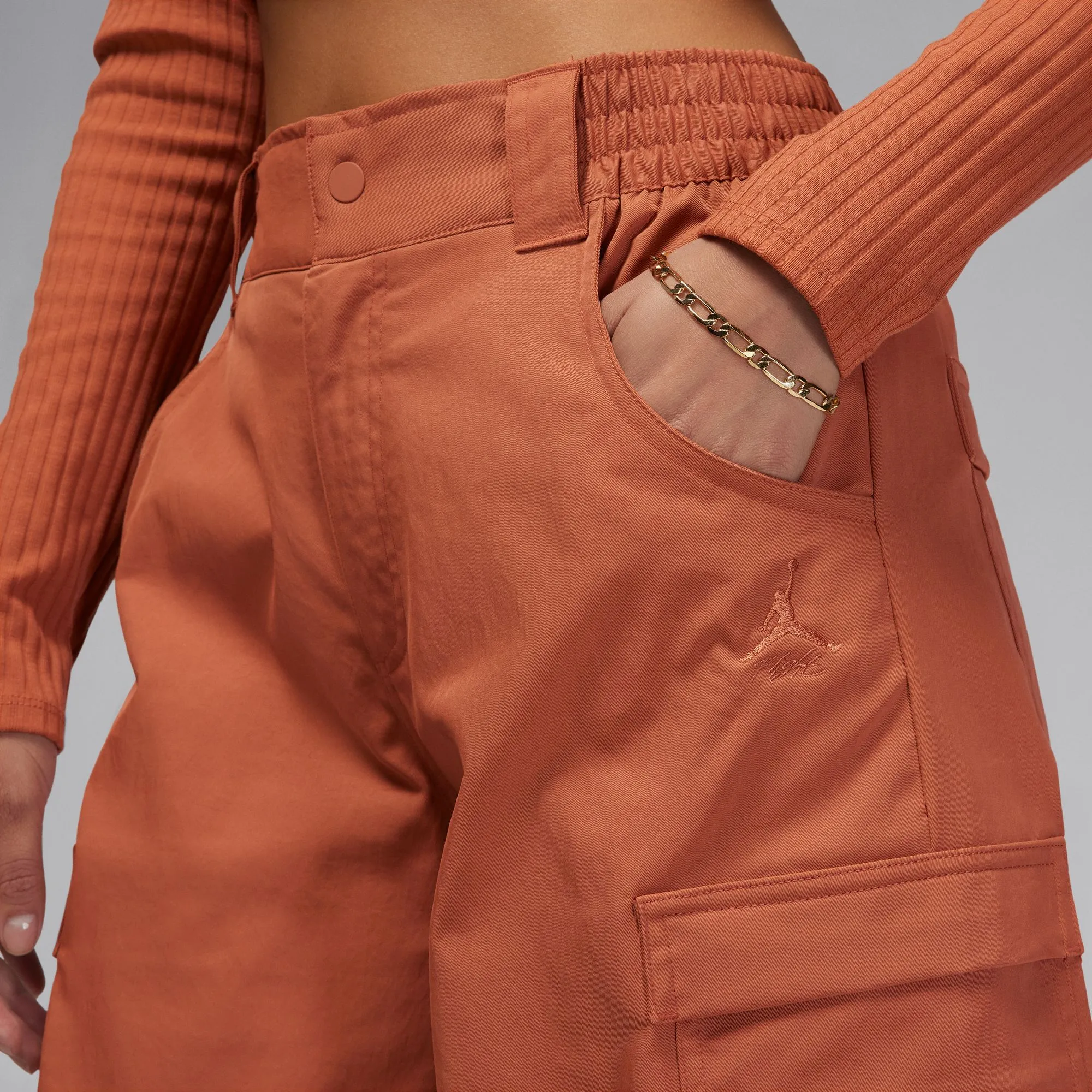 Womens Jordan Heavyweight Chicago Pants 'Dusty Peach'
