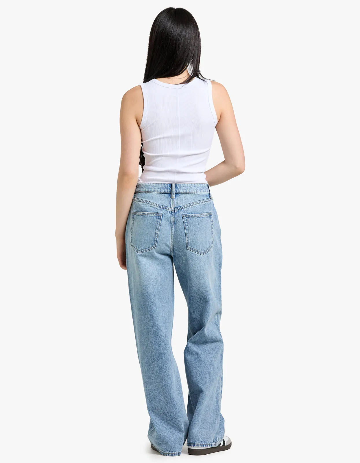 Womens Relaxed Jean - Indigo Fade