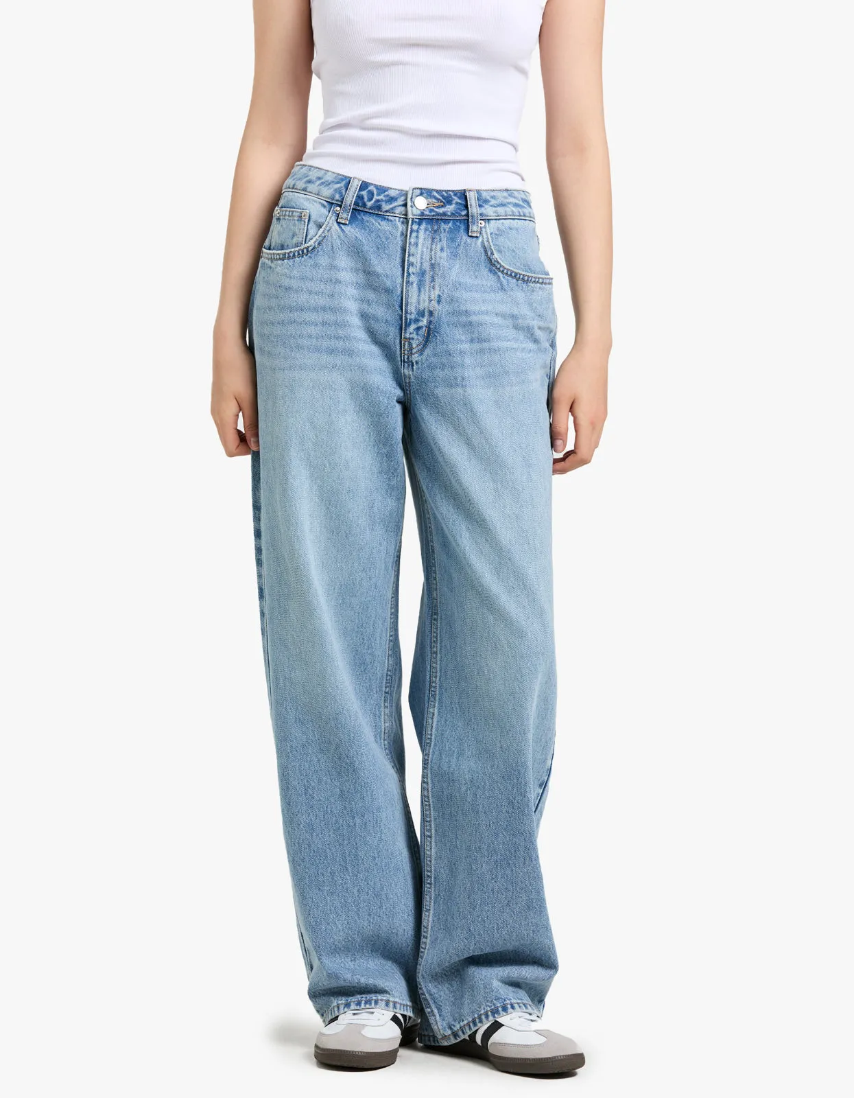 Womens Relaxed Jean - Indigo Fade