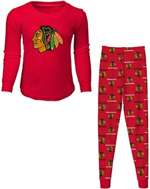 YOUTH LONG SLEEVE T-SHIRT & PANT PYJAMA SET NHL
