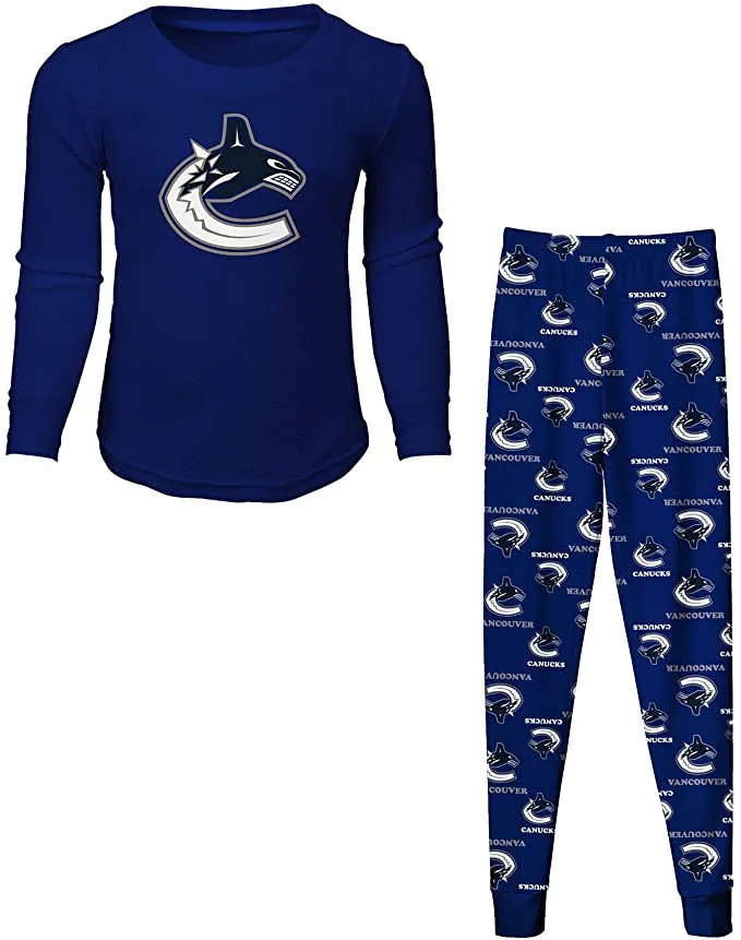 YOUTH LONG SLEEVE T-SHIRT & PANT PYJAMA SET NHL