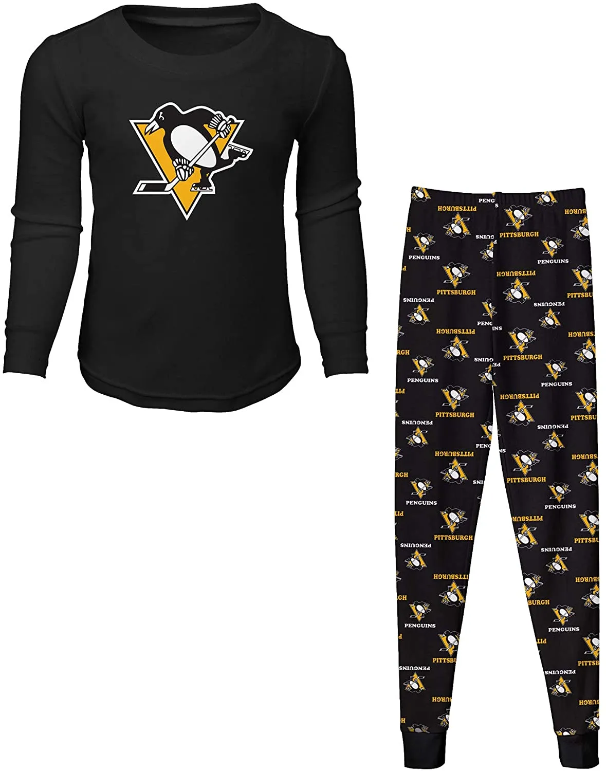 YOUTH LONG SLEEVE T-SHIRT & PANT PYJAMA SET NHL