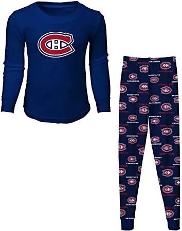 YOUTH LONG SLEEVE T-SHIRT & PANT PYJAMA SET NHL